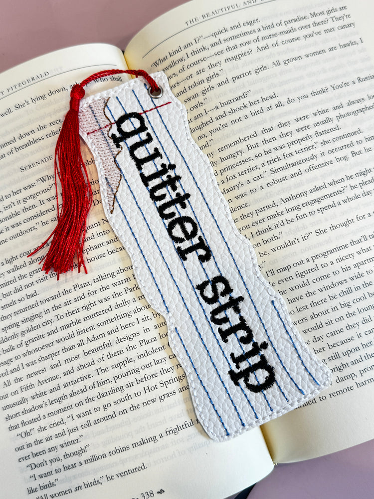 Embroidered Bookmark
