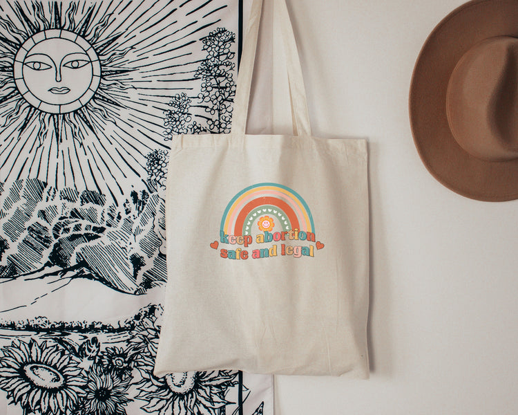 Keep Abortion Safe and Legal Tote Bag