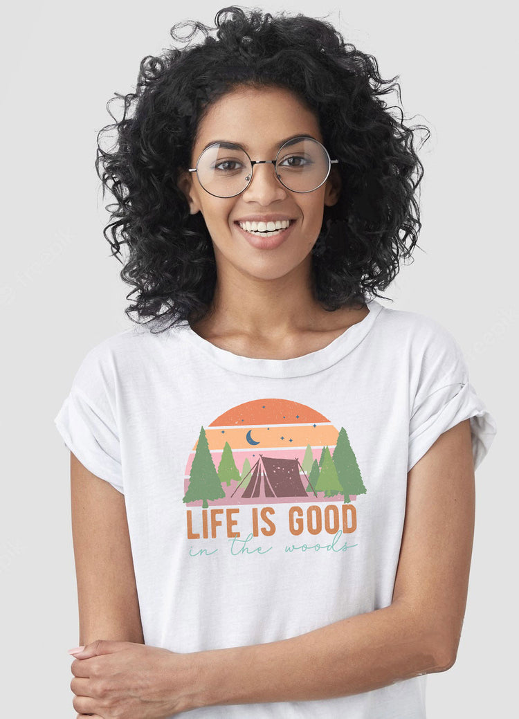 Life is good in the woods