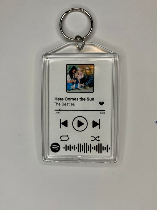 Custom Music Player Keychain