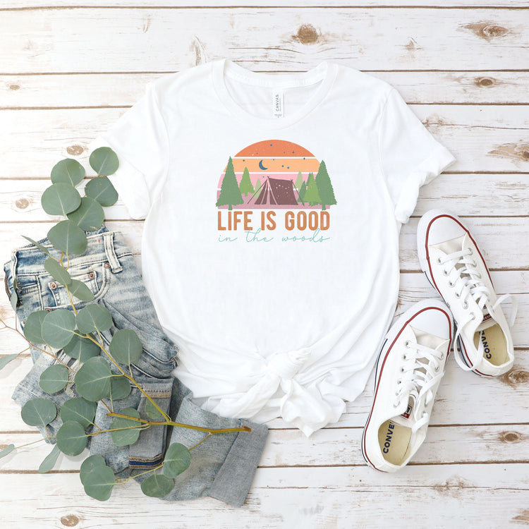 Life is good in the woods