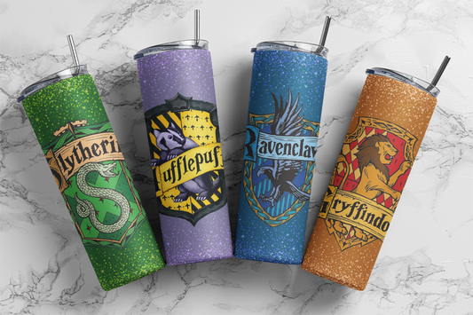 Glitter House tumbler