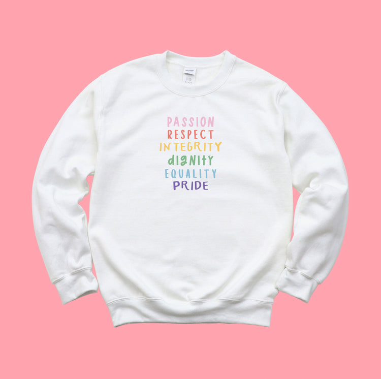 Passion Respect Equality