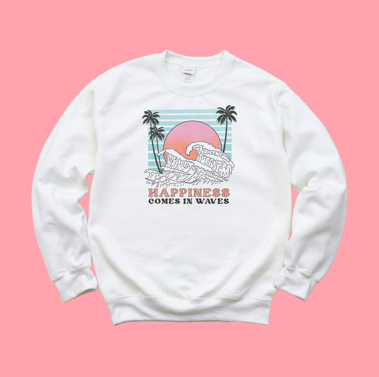 Happiness comes in waves