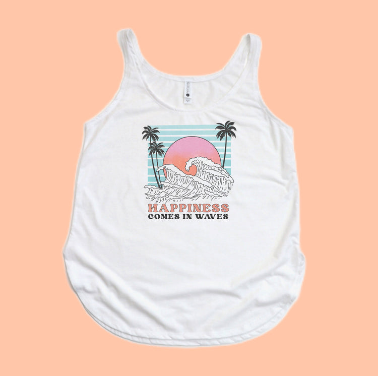 Happiness comes in waves