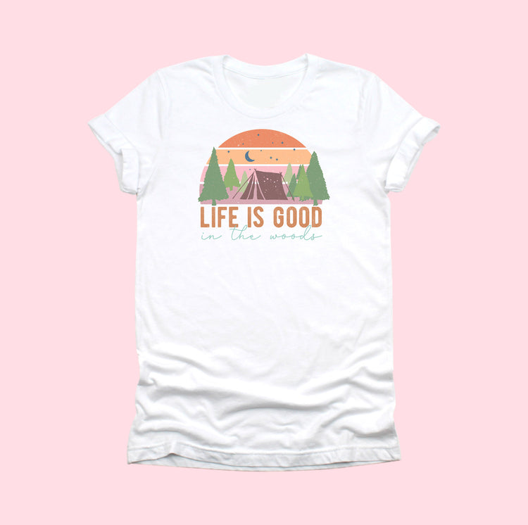 Life is good in the woods